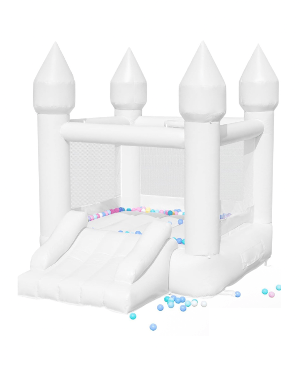 White Indoor Bounce House